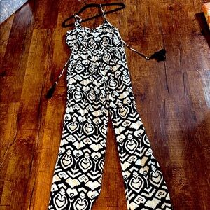 Apollo black and white jumpsuit